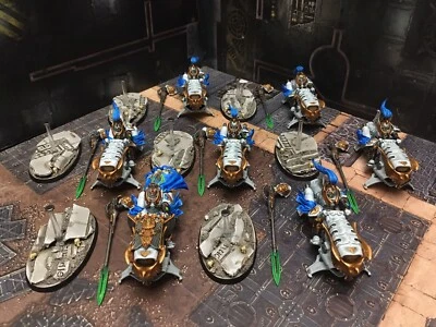 Warhammer 40k Adeptus Custodes 7x Vertus Praetors Dawneagle Jetbike COMMISSION