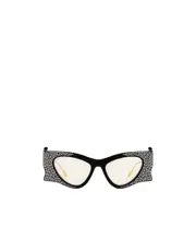 Gucci Eyewear Geometric Frame Sunglasses 51 White