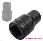 27mm 1" Dr. 6 Point Heavy Duty Deep Impact Socket Lug Nut Socket