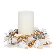 Salzburg Creations 4 Brilliant Frost Candle Wreath Ring