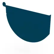 NSW NEW Stratco Smoothline Gutter Stop End Mountain Blue
