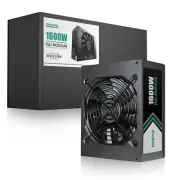 GPNE 1600W ATX Computer Case Power Supply Gaming Fully Modular PC PSU 140mm Fan