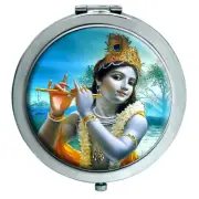 Krishna Youth Hindu Compact Mirror