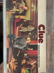 Vintage Clue Board Game 1972 COMPLETE Parker Brothers Classic Detective Game