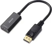 AIMALL DisplayPort to HDMI Adapter Cable - DP Male to HDMI Female Converter, 4K/1080p Video & High-Quality Audio, Built-in Chip, No External Power Required, Durable Design