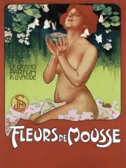 Art Nouveau Ceramic Mural Backsplash Bath Tile #607