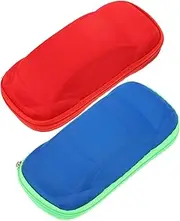 [GAROZATION] Es Case for Boys and Girls Eva Material Car Shape Glasses Case Adorable with Zipper for Children Random Color Pair