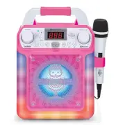 Singing Machine Groove Mini Karaoke System Bluetooth Portable Party Essentials