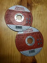Two (2) Virginia Abrasives 4-1/2" x .040" x 7/8", Metal Ultra Thin Cutting Wheel