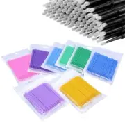 100pcs Disposable Eyelash Extension Micro Brush Applicator Make up Mascara Swab
