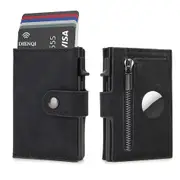 RFID Fiber Slim Wallet for Men (Black)
