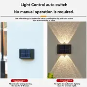 Solar Wall Light Outdoor Courtyard Decorative Up Down Waterproof Wall Lamp