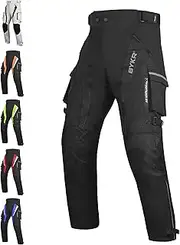 Motorcycle Pants for Men and Women Armored Cordura Overpants Enduro ATV Dual Sports Motocross Cargo Work Touring