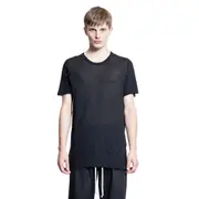 [RICK OWENS] Porterville Basic Short Sleeve Tee Black