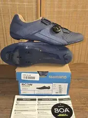 NEW! Shimano RC3W SH-R300W Women's Cycling Shoes Blue | EU 40 | US 9.5 | 25.2 CM