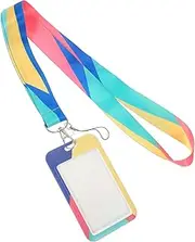 CANIGHT Fashionable Lanyard Wallet Id Card Sleeve Name Tag Holder for Practical Use