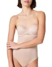 [Spanx] Thinstincts High-Waisted Thong 2.0 in Beige