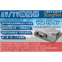 在飛比找松果購物優惠-【KingNet】監視器周邊 VGA轉AV訊號轉換 DVR主