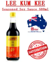 NEW Lee Kum Kee LKK Seasoned Soy Sauce 500ml + Free Ship 李锦记味极鲜特级酱油