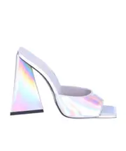 The Attico Devon Square Toe Slip-On Mules 39,40,36.5 White