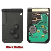 Smart Key Card for Renault Megane II Scenic II Grand Scenic 2003-2008 433mhz PCF7947 Chip ID46 3 Button Remote PCB Ultrasonic Black Button 7947