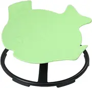 Swivel Chair for Kids Balance Toy Nonslip Stable Frame Rotating Chair Seat Sensory Rotating Chair for Children Home Bedroom, Green