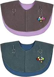 Perfk 2Pcs Parrot Anti Scratch Shoulder Protector Pet Pad Diaper Shawl for Macaws