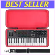 All-in-One Hard Case for Akai MPK Mini Plus 37-Key MIDI Controller Accessories