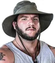 Fishing Hat UPF 50+ Wide Brim Sun Hat for Women Mens Sun 7-7 1/2 Army Green