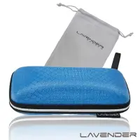 在飛比找博客來優惠-【Lavender】擦拭收納兩用袋與眼鏡盒套組-藍