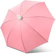 Solid Color Umbrella PVC Waterproof Stick Umbrella for Rain and Sun Windproof Golf Umbrella Automatic Open Large Umbrella