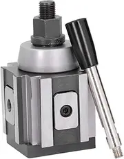 Gearwell Quick Change Tool Post, AXA 250-100 Piston Type Lathe Tool Holder Set, CNC Turning Accessory for Precision Machining