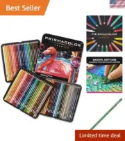 Assorted Premier Colored Pencils in Tin Case - Perfect for Sketching & Shading