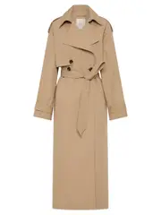 AJE | Mineral Trench Coat in Tan Stone | The UNDONE