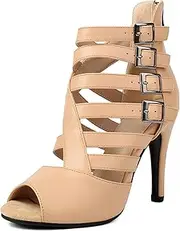 [SWDZM] Women Ballroom Latin Dance Boots Salsa Professional Performance High Heel Dancing Boots,Model DSK200