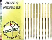 Blooy - DBX1 KN (Size 9+10+12+14+16) Small Ball-Point Heat Proof Titanium Coating Needles for Lockstitch Sewing Machines DB*1,16x257, 1738A (100 PCS)