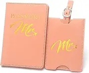 [CHUAN boutique] Passport Holder Luggage Tag Set Travel ID Card Holder Passport Holder Bag Set Business Travel Passport Holder
