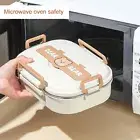- Insulation Lunch Container With Spoons Or Chopsticks Reusable Hermetic Bento B