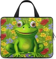 Laptop Case Sleeve Shockproof Computer Carrying Bag Frog Laptop Bag Tote Lightweight Notebook Case Cover Traveling Briefcase Handle Bags for Travel Business 17inch