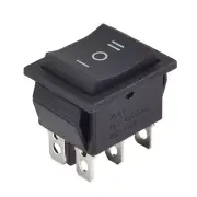 6-Terminals 3 Position ON/OFF/ON DPDT Boat Rocker Switch 16A 250VAC 20A1255
