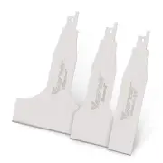 3pcs/Set Stainless Tile Mud Cleaning Putty Removal Reciprocating Saw Saber