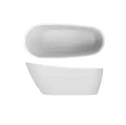 Decina Caval Freestanding Bath 1680mm White CA1680W