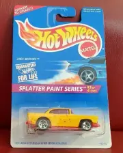 HOT WHEELS SPLATTER PAINT SERIES 1955 CHEVY 1/64 DIECAST -- 55 CHEVY