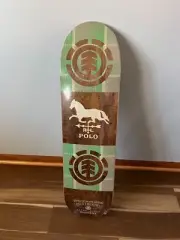 Element x Polo Ralph Lauren Quadrant Skateboard - 8.25 - NEW