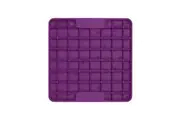 LickiMat Mini Playdate Slow Feeder Mat Freezer Safe for Dogs Purple