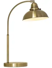 [Lexi Lighting] Manor Metal Table Lamp Weathered Brass
