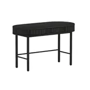 Melita 1.2m Home Office Desk - Full Black
