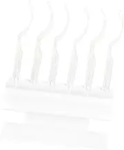 12x Eyelash Display Stick Eyelash Display Holder Grafting Tool Eyelash Extensions Sticks with Display Stand for Makeup Beauty, clear