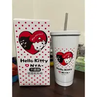 在飛比找蝦皮購物優惠-hello kitty 不鏽鋼吸管飲料杯