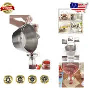 4.5L Stainless Steel Jam Making Pan with Pouring Spout & Handles